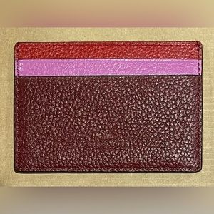 ***Reserved Listing for Anabell*** Coach Card Case in Colorblock